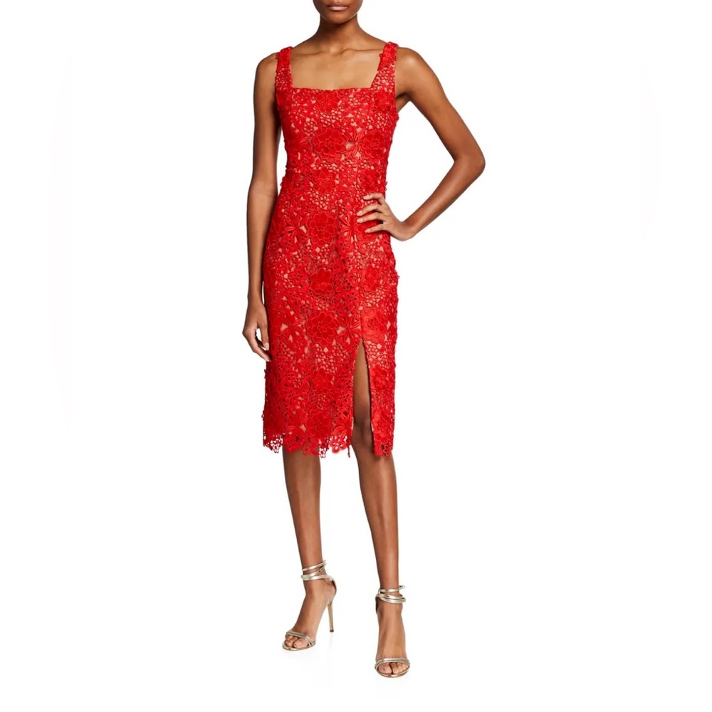 NWT Dress The Population Lucy Square Neck Sheath Dress (BRAND NEW, NEVER WORN)